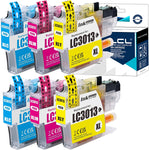 LCL Compatible Ink Cartridge Replacement for Brother LC30113PKS LC30133PKS LC-3011 LC3011 LC-3013 LC3013 LC-3013C LC3013C LC3013M LC3013Y High Yield MFC-J491DW MFC-J497DW MFC-J690DW (6-Pack 2C 2M 2Y)