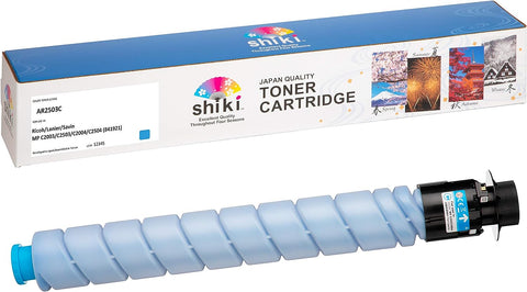 SHIKI Compatible Toner Cartridge for Ricoh/Lanier/Savin MP C2003/C2503/C2004/C2504 Cyan (841921) 9,500 Pages (Cyan)