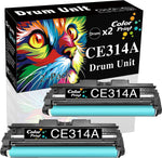 ColorPrint Compatible CE314A Imaging Drum Replacement for HP 126A CE314 314A Work with Color Pro MFP M176n M177fw TopShot M275 MFP CP1025 Color CP1025nw Color Printers (2-Pack)