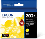 EPSON T202 Claria -Ink High Capacity Yellow -Cartridge (T202XL420-S) for select Epson Expression and WorkForce Printers