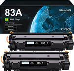 83A Toner Cartridge Black | Replacement for HP 83A CF283A | Compatible with Laserjet Pro M225dw M225dn M125nw ,M127fw M127fn M201dw Printer | 83A CF283A Toner , 2Black