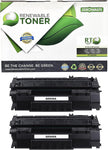 Renewable Toner Compatible Toner Cartridge Replacement for HP 49A Q5949A Laser Printers 1160 1320 3390 3392 (Pack of 2)