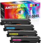 Amstech Compatible Toner Cartridge Replacement for Samsung CLT-504S CLT504S CLT-K504S Xpress C1860FW C1810W SL-C1860FW SL-C1810W CLX-4195FW CLP-415NW Printer Ink (Black Cyan Yellow Magenta 4-Pack)