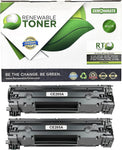 RT 85A MICR Toner Replacement for HP 85A 285A CE285A | HP Laser Printers P1102W P1109W M1212NF M1217NFW | P1102 P1109 Check Printer Cartridge (Pack of 2)