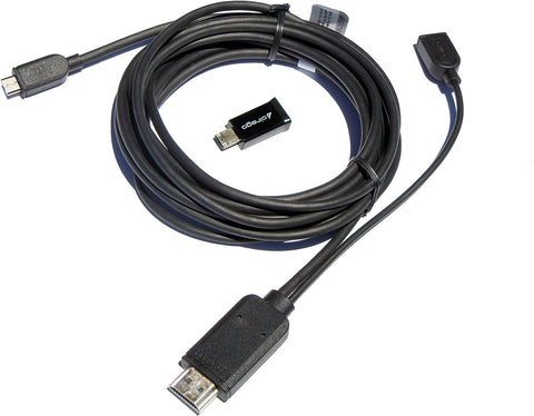 Cirago MHL to HDMI Active Cable with HDTV MHL Adapter Converter (MHLCBL10ADPT)