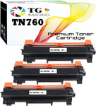 TG Imaging (3 Pack Combo) Compatible TN730 TN760 Toner Worked with DR730 Drum (3 x Black Toner) Replacement for DCP-L2550DW HL-L2350DW HL-L2370DW HL-L2390DW HL-L2395DW HL-L2350DW Printer