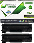 Renewable Toner 126 MICR Replacement for Canon CRG 126 CRG126 | Canon ImageCLASS LBP6230dw LBP6200d MF4770n D530 | 3483B001 Check Printer Cartridge (Pack of 2)