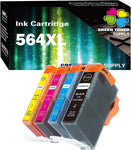 GTS (Pack of 4) Compatible HP 564XL 564 Ink Cartridge HP564 XL XXL (Basic 4 Color Set, High Yield) for HP 5510 5512 5514 5515 5520 5525 7510 7515 7520 7525 B8550 Printer, Sold