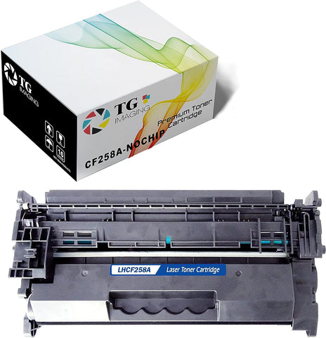 (1 Pack, HP58A) TG Imaging Compatible Toner Cartridge Replacement for HP 58X Toner Standard Yield CF258A Worked with Pro MFP M404 M428 Toner Printer
