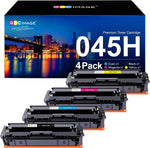 GPC Image Compatible Toner Cartridge Replacement for Canon 045 Toner Cartridges 045h CRG-045H for Color ImageCLASS MF634Cdw MF632Cdw LBP612Cdw LBP613Cdw MF632 MF634 Series Printer Tray(4-Pack)