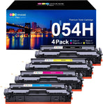 GPC ImageFlex 054H Compatible Toner Cartridge Replacement for Canon 054H 054 CRG 054H CRG 054 Compatible with Canon MF642Cdw Toner cartridges ImageClass LBP622Cdw MF644Cdw MF640C Printer (4-Pack)