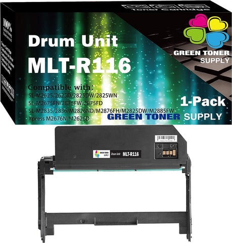 GTS (Pack of 1) Compatible for (Drum) MLT-R116L MLT-R116 R116 Drum Unit DR116 Replacement for Printer Xpress SL-M2835DW M2885FW M2875FW M2825DW M2625 M2825ND M2675FN M2676N M2836 M2825DW, Sold