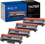 E-Z Ink Pro Compatible Toner Cartridge Replacement for Brother TN760 TN-760 TN730 to Use with HL-L2350DW HL-L2395DW HL-L2390DW HL-L2370DW MFC-L2750DW MFC-L2710DW DCP-L2550DW (Black,4 Pack)