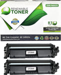 Renewable Toner 94X High Yield Replacement for HP 94X CF294X | HP Laser Pro M118dw MFP M148dw M148fdw M149fdw | 94A CF294A Printer Ink (Pack of 2)