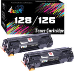 4Benefit (Set of 2 Compatible for 126 128 Toner Cartridge Canon126 Canon128 126/128 CRG-126 CRG-128 Black 2PK Replacement for HP Laser-Jet L190 L100 D550 D530 MF4880DW MF4770N Laser Printer