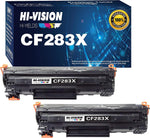 HI-Vision Compatible Toner Cartridge Replacement for HP 83X 283X CF283X (1 Pack) Works for Laserjet Pro MFP M127fw M127fn M125nw M201dw M201n M225dn M225dw M125a Series Printer