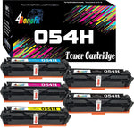 4Benefit (5 Pack) Compatible 054H Toner Cartridge 2B/C/Y/M for Used in MF644Cdw MF640C LBP620 MF641Cw Printer (High Page Yield), Black Cyan Magenta Yellow (4B-CAN-054H(2B1C1Y1M))