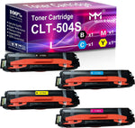 MM MUCH & MORE Compatible Toner Cartridge Replacement for Samsung CLT-C504S CLT-504S 504S to use for CLP-415N 415NW CLX-4195N 4195FN 4195FW SL-C1810W 1860FW (Black, Cyan, Yellow, Magenta) 4-Pack