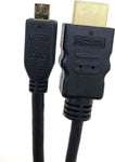 Micro Connectors, Inc. (TM) 6 Feet High Speed HDMI with Ethernet (type A) to Micro HDMI (type D) Cable (H4-06MAMD)