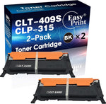 EASYPRINT (2-Pack of Black Combo) Compatible CLT-409S CLT-K409S Toner Cartridge CLT409S Used for Samsung CLP-310 CLP-315 CLP-310N CLP-315W CLX-3170FN 3175N 3175FN 3175FW Printers