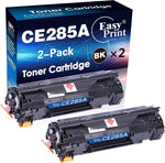 (2-Pack, 2xBlack) Compatible 85A CE285A Toner Cartridge Used for HP P1100 P1102W Pro M1132 M1210 M1212nf M1214nfh M1217nfw M1219nf Printer, by EasyPrint