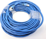 MICRO CONNECTORS 50ft CAT 6A 10G Shielded (STP) Patch Cable/Blue