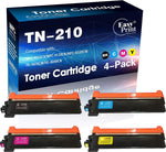 EASYPRINT (1xSET, BCMY) Compatible TN-210 TN210 Toner Cartridges Work for Brother HL-3040CN, HL-3045CN, HL-3070CW, HL-3075CW, MFC-9010CN, MFC-9120CN, MFC-9125CN, MFC-9325CW, MFC-9320CW, (4-Pack)