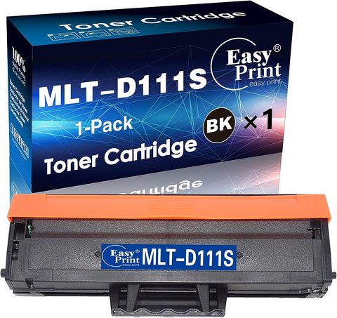 EASYPRINT Single Pack Compatible Toner Cartridge Replacement for Samsung D111S MLT-D111S Work with M2020, M2022, M2070, M2071, 2074FW, M2077, M2026, M2078 Printers