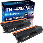 (2-Pack, Black) Compatible TN436BK TN-436BK Toner Cartridge TN-436 Used for Brother HL-L8260CDW HL-L8360CDW MFC-L8900CDW MFC-L8610CDW Printer, Sold by EasyPrint