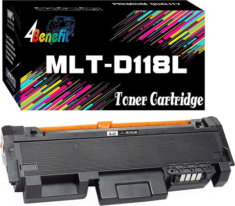 1-Pack 4Benefit Compatible Replacement MLTD118L MLT-D118L Toner Cartridge D118L 118L High Yield (1xBlack) Used for Xpress M3065FW M3015DW Laser Printer (Black, High Yield)