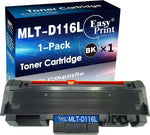 EASYPRINT (1xBlack Toner Unit) Compatible D116L Toner Cartridge MLT-D116L Used for Samsung SL-M2625 M2825DW M2675FN M2875FW M2835 M2836 M2826ND M2876FH M2885FW, Xpress M2676N M2626D, (Toner Only)