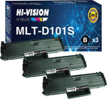 HI-Vision Compatible Toner Cartridge Replacement for MLT-D101S for use with SCX-3405F SCX-3405W/FW ML-2165W ML-2160 ML-2161 ML-2166w SCX-3400F SCX-3400FW SF-760P Printer (Black)