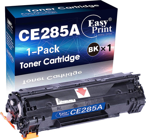 (1x Black) Compatible 85A CE285A Toner Cartridge 85A Used for HP P1100 P1102W Pro M1132 M1210 M1212nf M1214nfh M1217nfw M1219nf, by EasyPrint