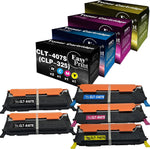 EASYPRINT (1xSET with Extra BK) Compatible 407S Toner Cartridge CLT-407S Used for Samsung CLP-325 CLP-320 CLX-3285 CLX-3185 Printer, (2xBK, 1xCyan, 1xMagenta, 1xYellow)