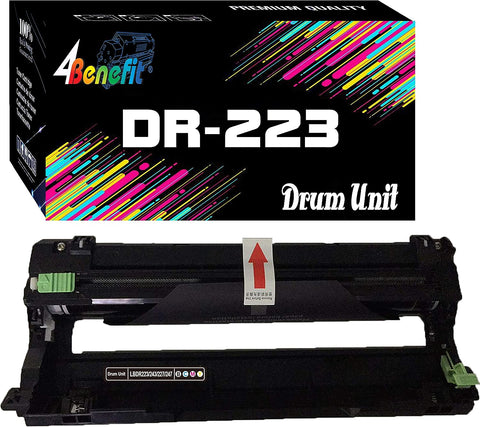 (1 Drum) 4Benefit Compatible DR223CL DR223 Drum Cartridge Work with TN 223 227 for Use in MFC-L3770CDW MFC-L3750CDW HL-L3230CDW HL-L3290CDW HL-L3210CW MFC-L3710CW Printer