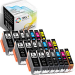 TG Imaging (21-Pack) Compatible Ink Cartridge Replacement for Canon PGI225 CLI226 Ink PGI-225 (6xLarge-Black)+ CLi-226 (3xBCYMG) Ink Bundle for PIXMA MG8120 IP4920 MG5120 MG5220 Inkjet Printer