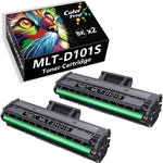 (2-Pack, Black) ColorPrint Compatible Toner Cartridge Replacement for Samsung MLT-D101S MLTD101S D101S 101S Work with ML-2160 ML-2165W ML-2165 SCX-3400 SCX-3405 SCX-3405FW SCX-3406HW SF-760P Printer